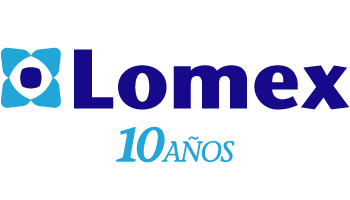 Lomex -10 años- logo